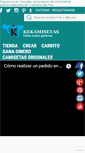 Mobile Screenshot of kekamisetas.com