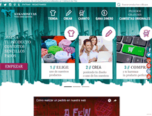 Tablet Screenshot of kekamisetas.com